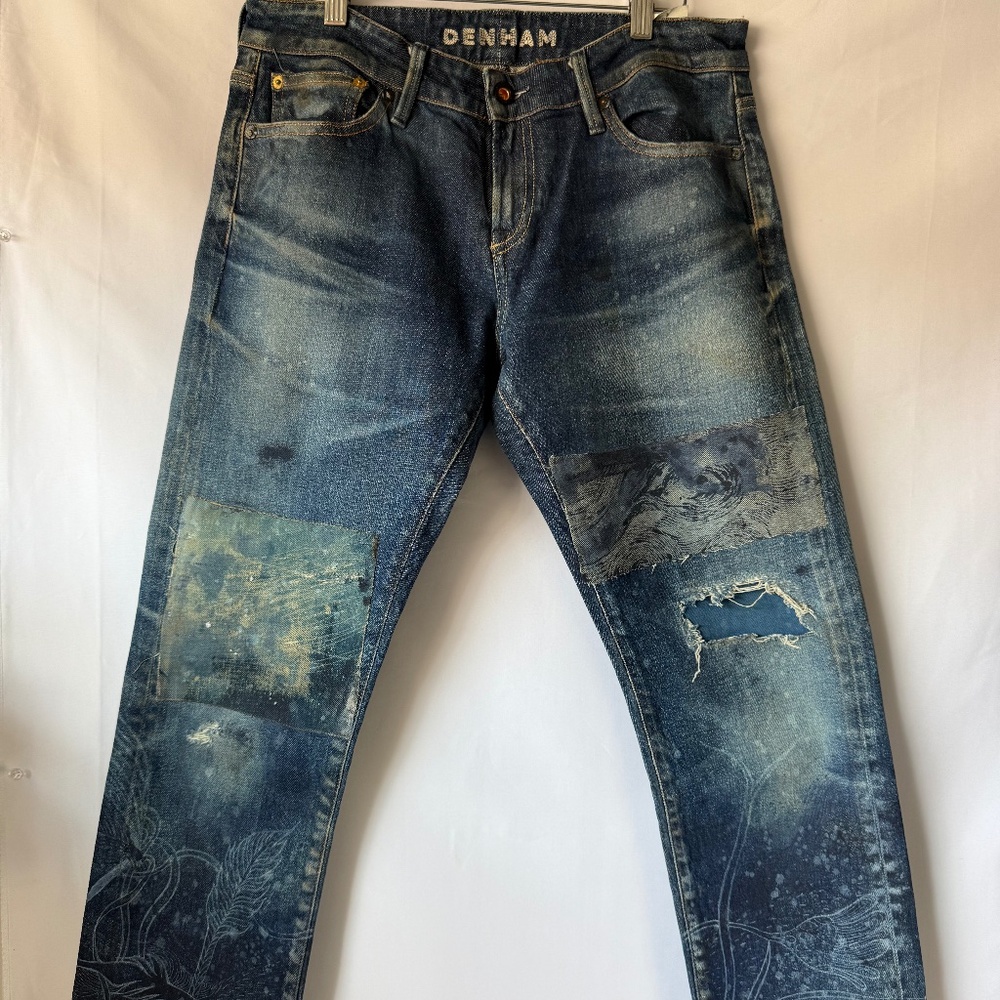Denham hand finished jeans sample. Wow!